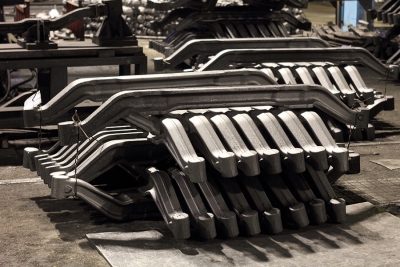 MAZ truck front axle beam